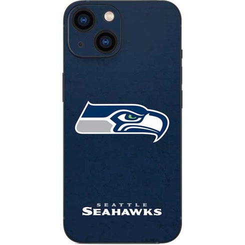NFL Seattle Seahawks Distressed iPhone 13 Mini Skin