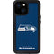 NFL Seattle Seahawks Distressed iPhone 13 Mini Waterproof Case