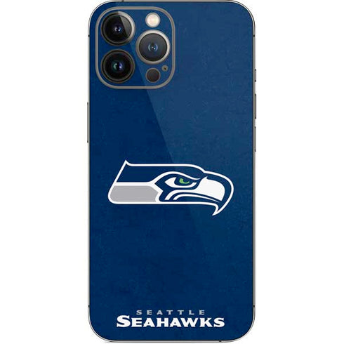 NFL Seattle Seahawks Distressed iPhone 13 Pro Max Skin