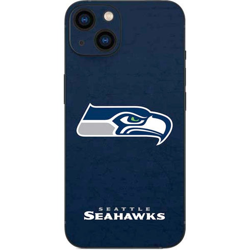 NFL Seattle Seahawks Distressed iPhone 13 Skin