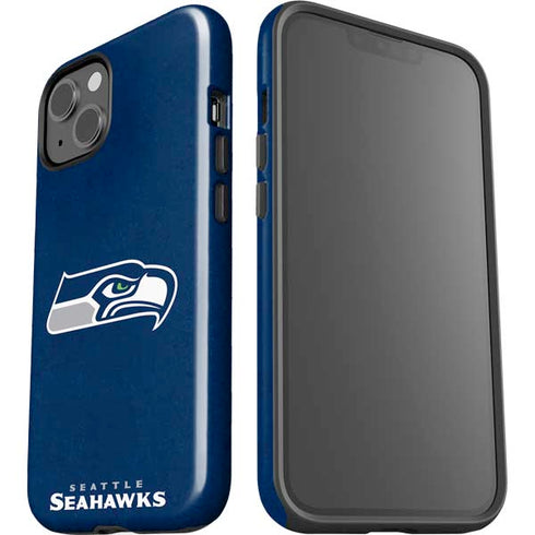 NFL Seattle Seahawks Distressed iPhone 15 Impact Case