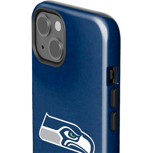 NFL Seattle Seahawks Distressed iPhone 15 Plus Impact Case