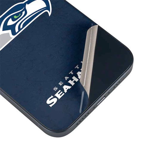 NFL Seattle Seahawks Distressed iPhone 14 Plus Skin
