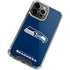 NFL Seattle Seahawks Distressed iPhone 14 Pro Max Clear Case