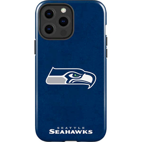 NFL Seattle Seahawks Distressed iPhone 15 Pro Max Impact Case