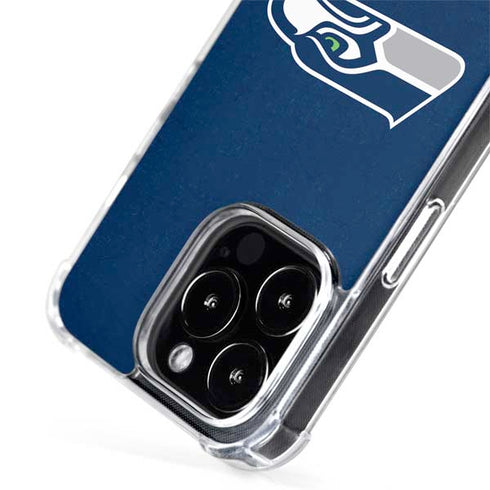NFL Seattle Seahawks Distressed iPhone 15 Pro Max MagSafe Case