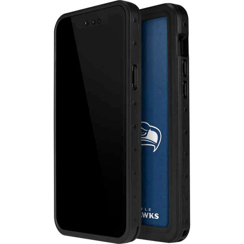 NFL Seattle Seahawks Distressed iPhone 14 Pro Max Waterproof Case