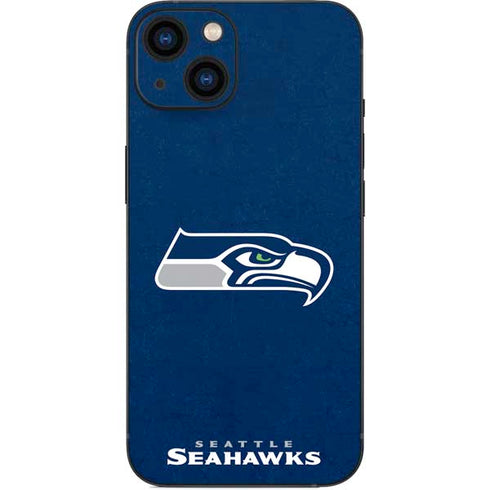 NFL Seattle Seahawks Distressed iPhone 14 Skin