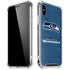 NFL Seattle Seahawks Distressed iPhone X/XS Clear Case
