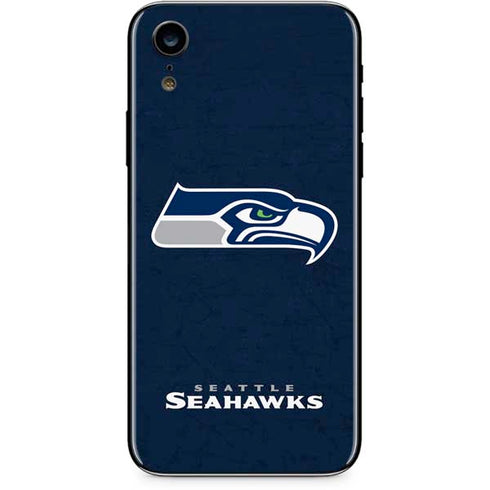 NFL Seattle Seahawks Distressed iPhone XR Skin