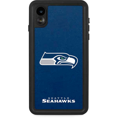 NFL Seattle Seahawks Distressed iPhone XR Waterproof Case