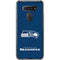 NFL Seattle Seahawks Distressed LG K51/Q51 Clear Case