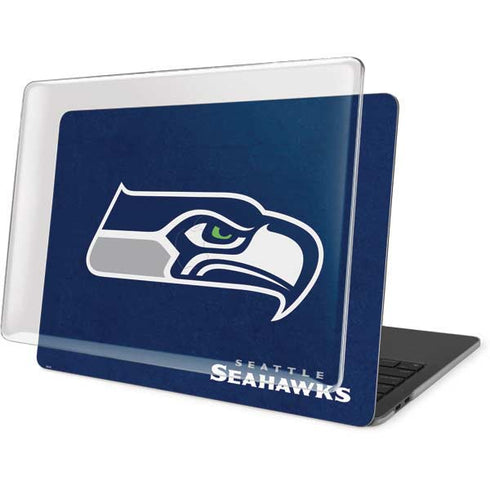 NFL Seattle Seahawks Distressed MacBook Pro 15in (2016-19) Case plus Skin