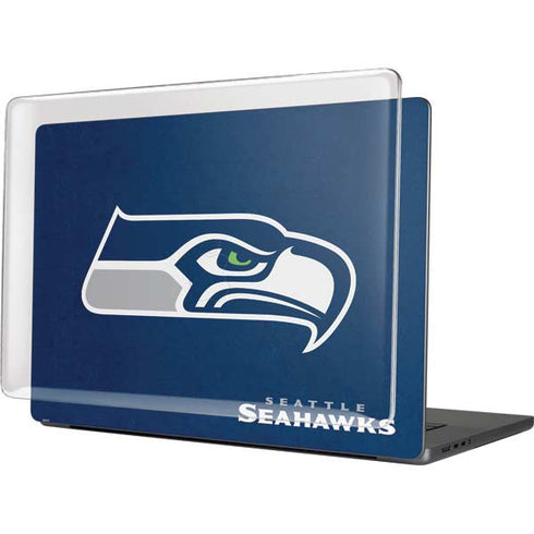 NFL Seattle Seahawks Distressed MacBook Pro 16in (2021-25) Case plus Skin