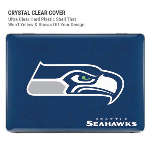 NFL Seattle Seahawks Distressed MacBook Pro 16in (2021-25) Case plus Skin