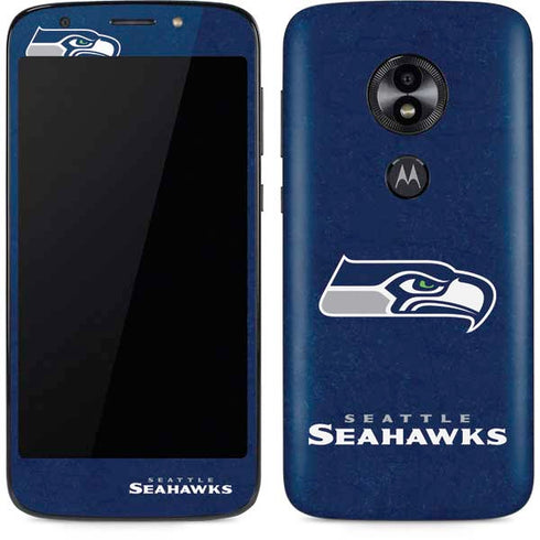 NFL Seattle Seahawks Distressed Moto E5 Play Skin