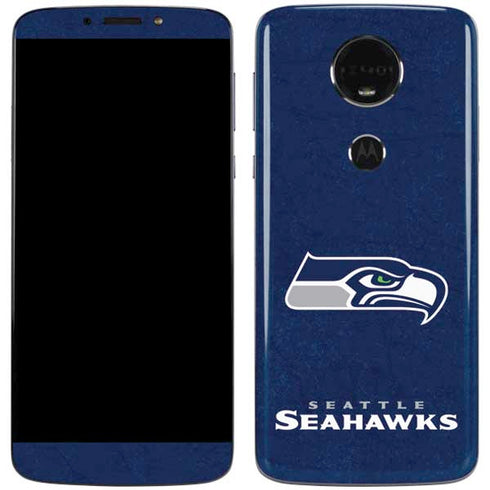 NFL Seattle Seahawks Distressed Moto E5 Plus Skin