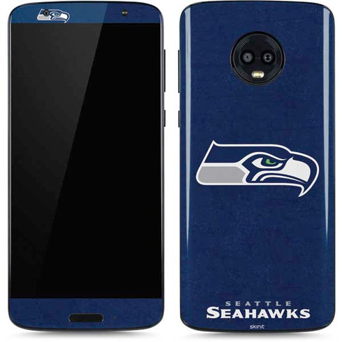 NFL Seattle Seahawks Distressed Moto G6 Skin