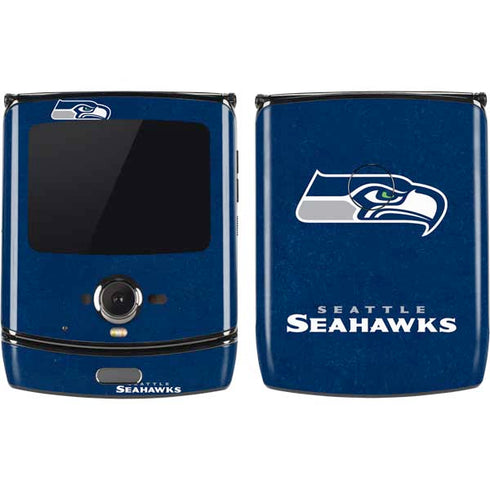 NFL Seattle Seahawks Distressed Motorola RAZR Skin