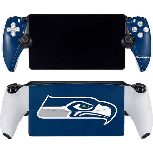 NFL Seattle Seahawks Distressed PlayStation Portal Remote Player Skin