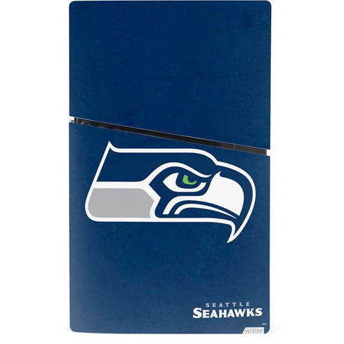 NFL Seattle Seahawks Distressed PS5 Slim Digital Edition Bundle Skin