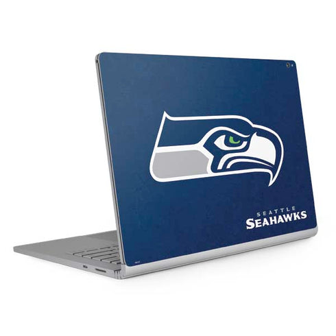 NFL Seattle Seahawks Distressed Surface Book 2 15in Skin