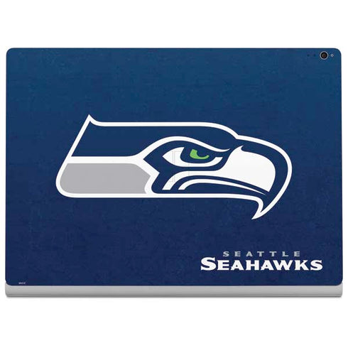 NFL Seattle Seahawks Distressed Surface Book 2 15in Skin