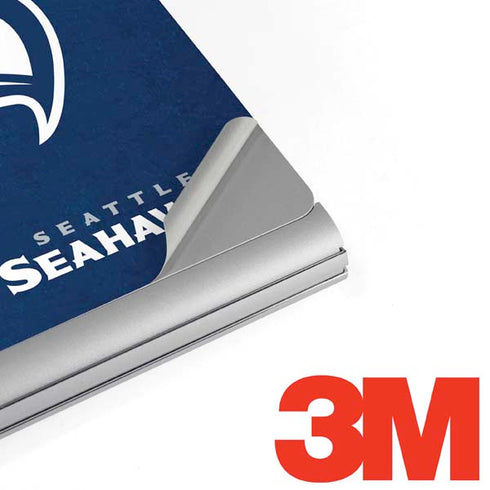 NFL Seattle Seahawks Distressed Surface Book 2 15in Skin