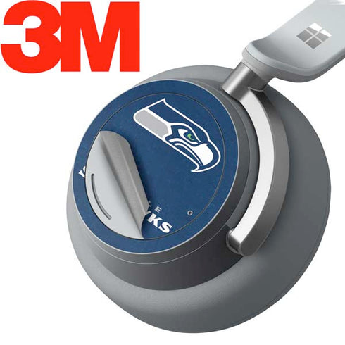 NFL Seattle Seahawks Distressed Surface Headphones Skin