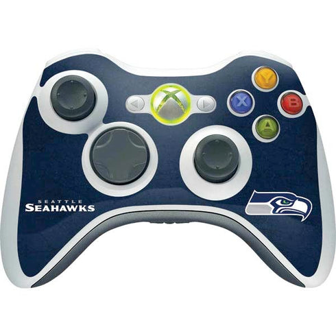 NFL Seattle Seahawks Distressed Xbox 360 Wireless Controller Skin