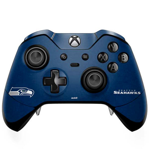 NFL Seattle Seahawks Distressed Xbox One Elite Controller Skin