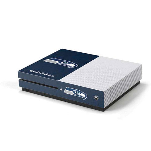 NFL Seattle Seahawks Distressed Xbox One S Console Skin
