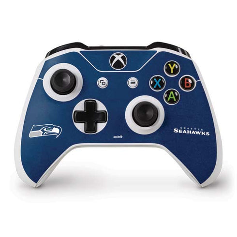 NFL Seattle Seahawks Distressed Xbox One S Controller Skin