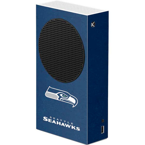 NFL Seattle Seahawks Distressed Xbox Series S Console Skin