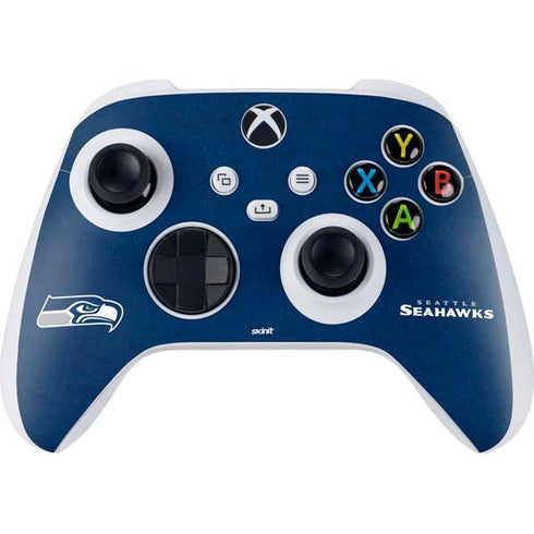 NFL Seattle Seahawks Distressed Xbox Series S Controller Skin