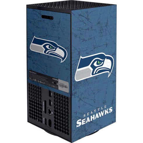 NFL Seattle Seahawks Distressed Xbox Series X Bundle Skin