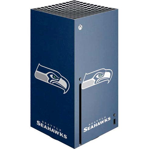 NFL Seattle Seahawks Distressed Xbox Series X Console Skin