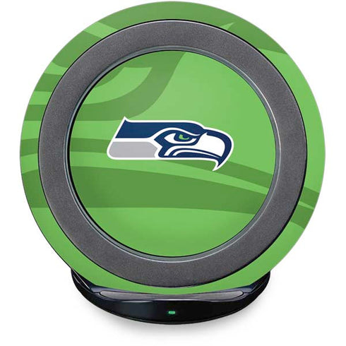 NFL Seattle Seahawks Double Vision Fast Charge Wireless Charging Stand Skin