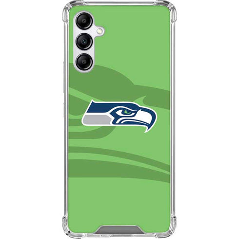 NFL Seattle Seahawks Double Vision Galaxy A15 5G Clear Case