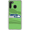 NFL Seattle Seahawks Double Vision Galaxy A21 Clear Case