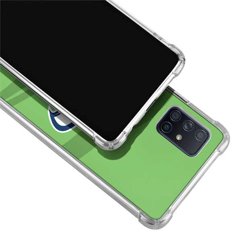 NFL Seattle Seahawks Double Vision Galaxy A71 5G Clear Case