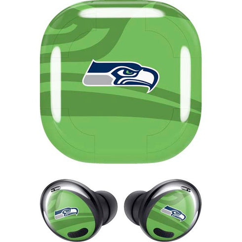 NFL Seattle Seahawks Double Vision Galaxy Buds Pro Skin