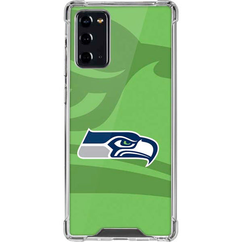 NFL Seattle Seahawks Double Vision Galaxy Note20 5G Clear Case