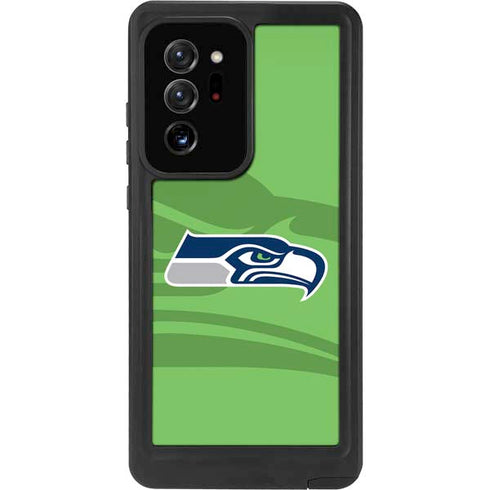 NFL Seattle Seahawks Double Vision Galaxy Note20 Ultra 5G Waterproof Case