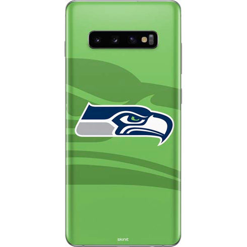 NFL Seattle Seahawks Double Vision Galaxy S10 Plus Skin