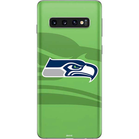 NFL Seattle Seahawks Double Vision Galaxy S10 Skin