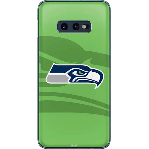 NFL Seattle Seahawks Double Vision Galaxy S10e Skin