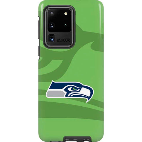NFL Seattle Seahawks Double Vision Galaxy S20 Ultra 5G Pro Case