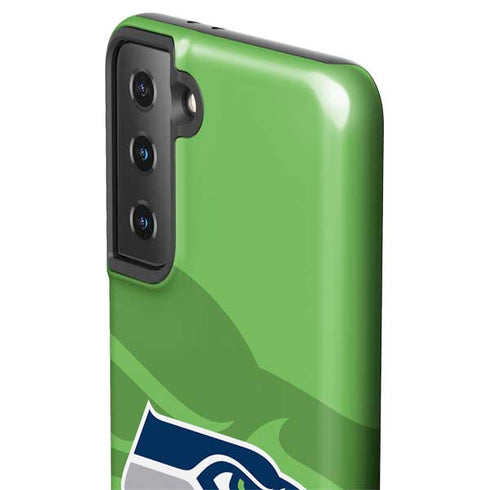 NFL Seattle Seahawks Double Vision Galaxy S21 FE Pro Case