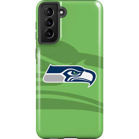 NFL Seattle Seahawks Double Vision Galaxy S21 Plus 5G Pro Case